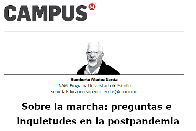 Sobre la marcha: preguntas e inquietudes en la postpandemia [538]